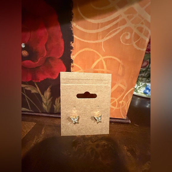 wild fable Jewelry - Wild Fable Gold Butterfly Earrings